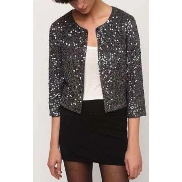 silence + noise Jackets & Blazers - Silence + Noise - Sequin Jacket